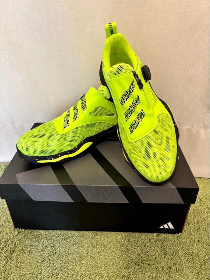 アディダス新品箱入り⭐️ゴルフシューズコードカオス25 ボア IG8705防水靴