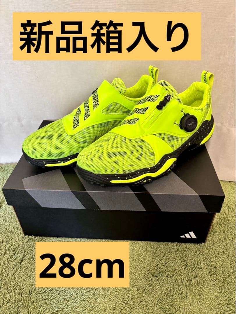 アディダス新品箱入り⭐️ゴルフシューズコードカオス25 ボア IG8705防水靴