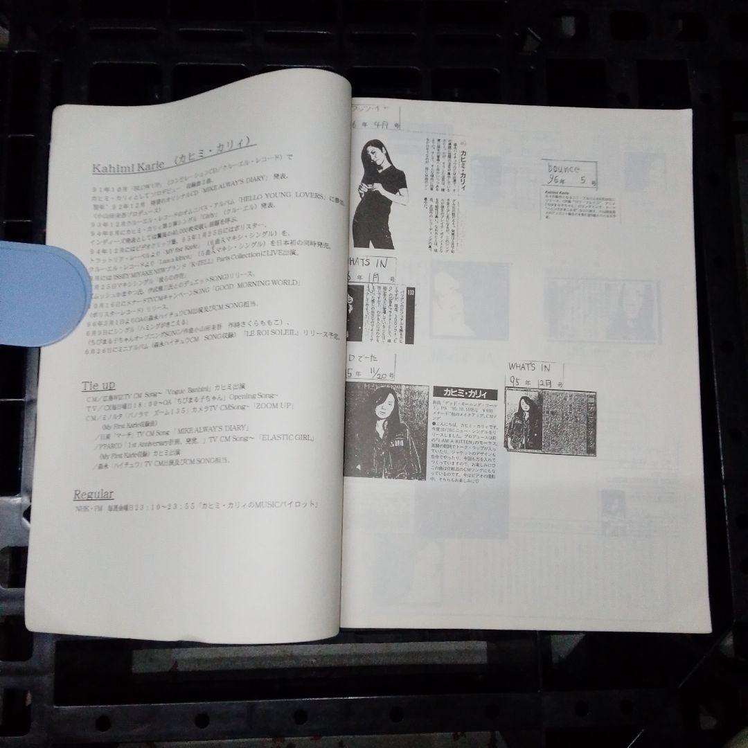 カヒミ・カリィ「プロモーション・ブック」「LE ROI SOLEIL」（太陽王）