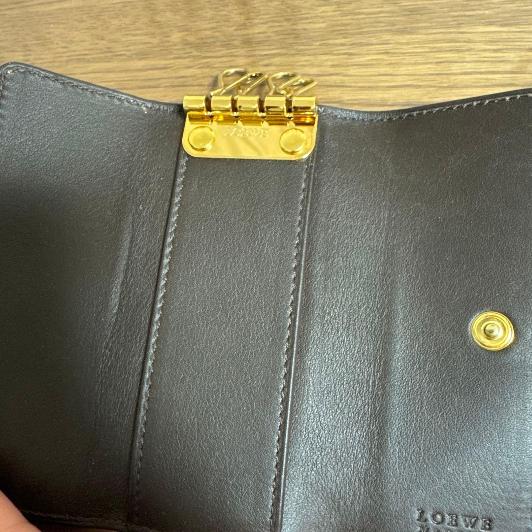 【最終値下げ】ロエベ　4連　キーケース