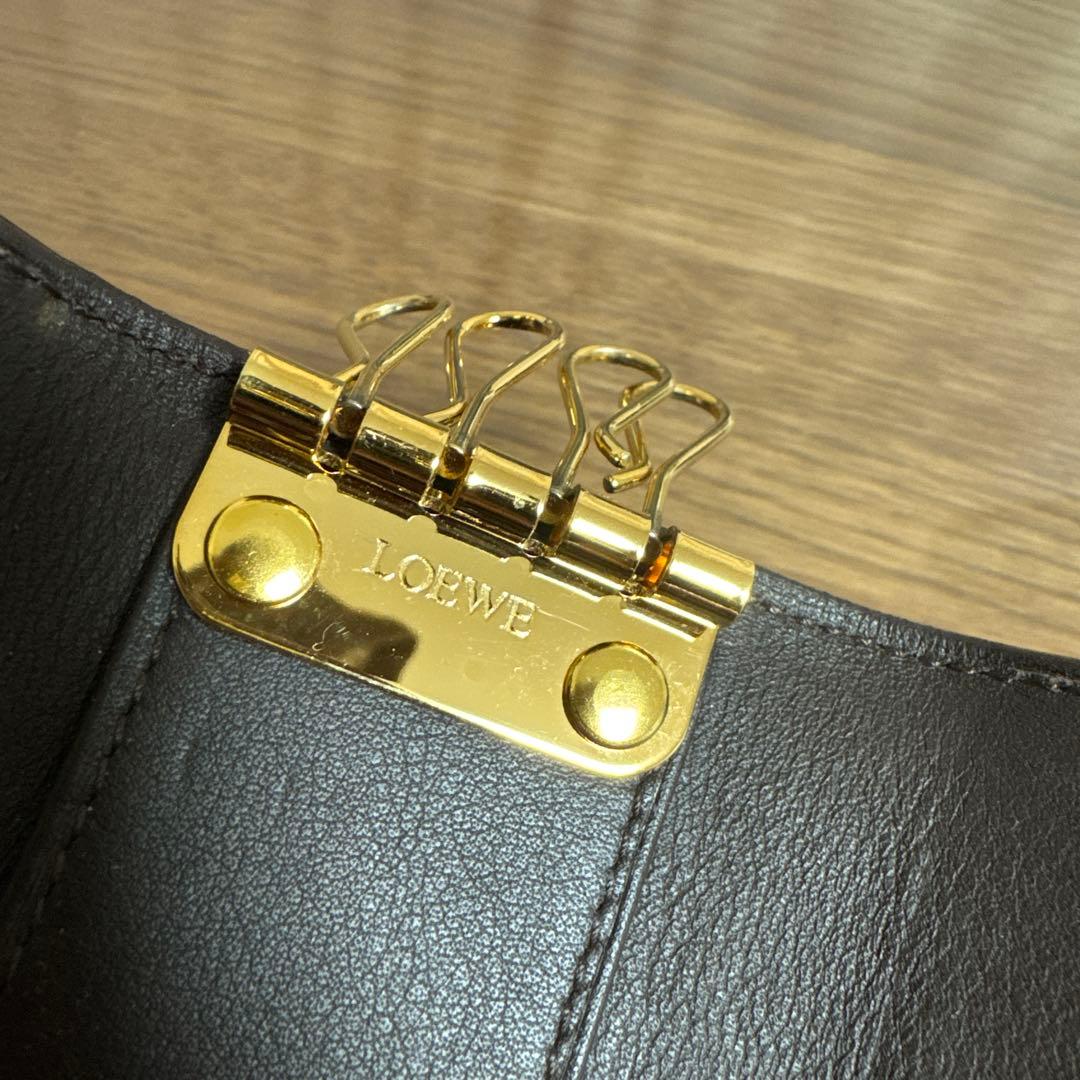 【最終値下げ】ロエベ　4連　キーケース