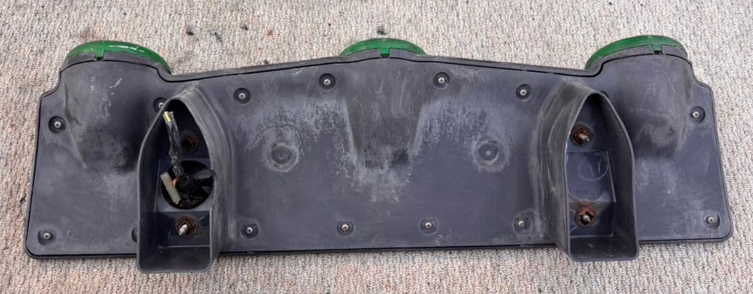 レトロ デコトラ 日野ドルフィン用 速度灯 緑レンズ 3連