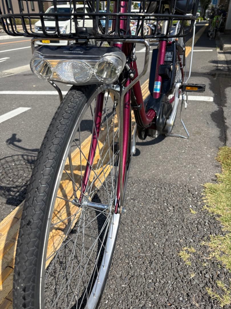 中古Panasonic電動アシスト自転車　13.2Ah4点灯　大阪