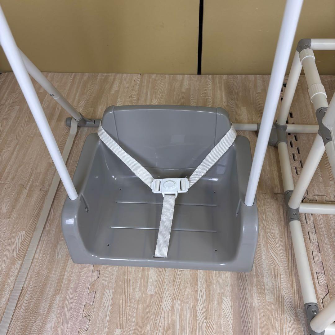 除菌清掃済　☆美品☆　野中製作所　マイファーストキッズパーク　ホワイトグレー