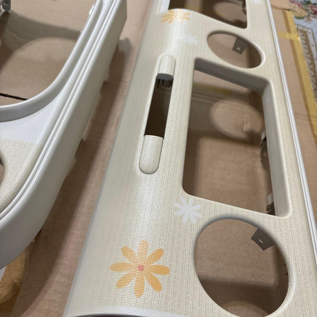 たぬきち！ミラココア✴ダイハツ純正✴カラーリングインパネ✴かわいい花柄