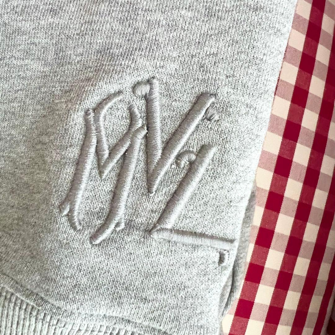 試着のみ MUVEIL ミュベール スズラン刺繍裏毛プルオーバー 38