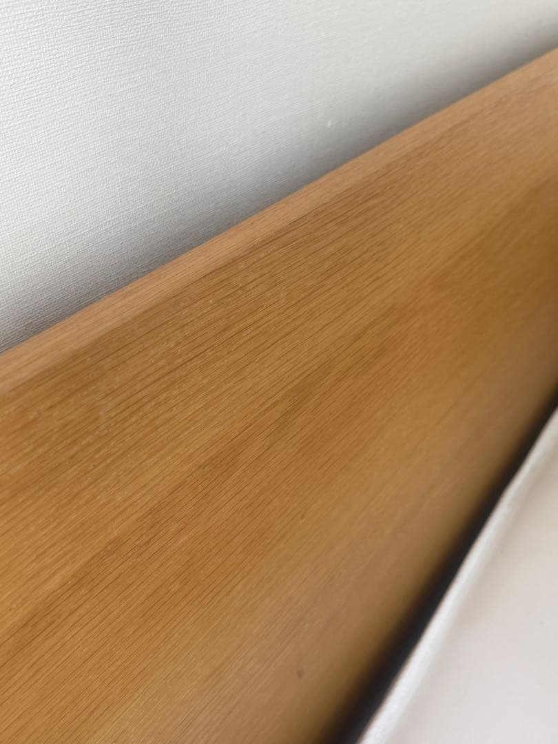 【間も無く掲載終了】無印　ダブルベッドフレーム ナチュラルウッド