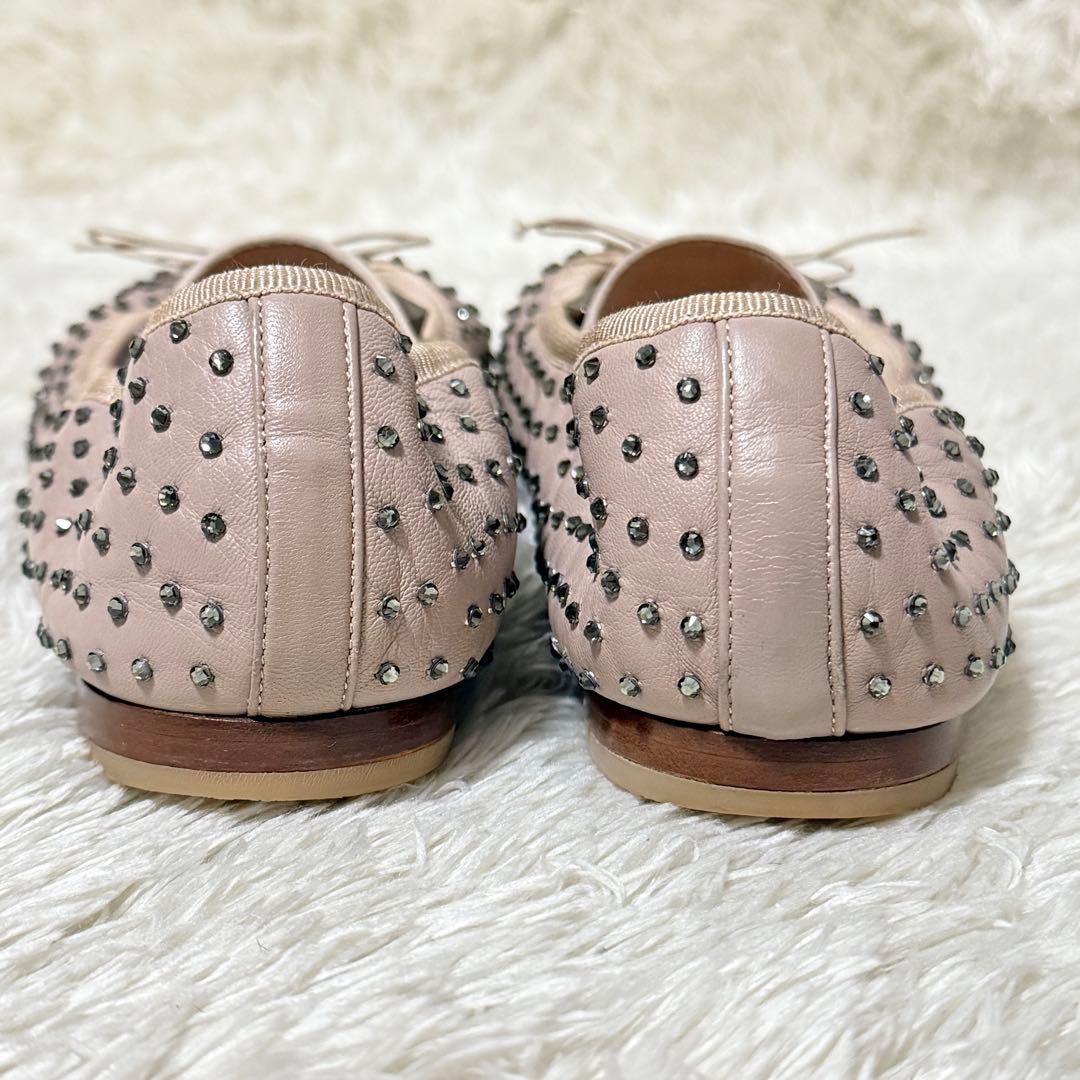 ヴァレンティノガラヴァーニ スタッズ バレエシューズ フラットシューズ