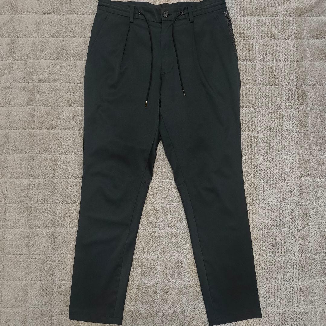 ジュンハシモト セットアップ ストレッチ ドローコード ブラック L