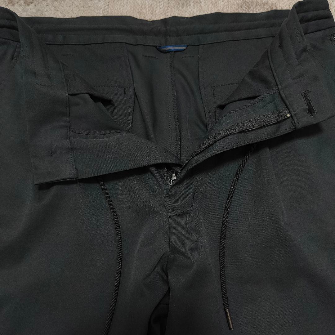 ジュンハシモト セットアップ ストレッチ ドローコード ブラック L