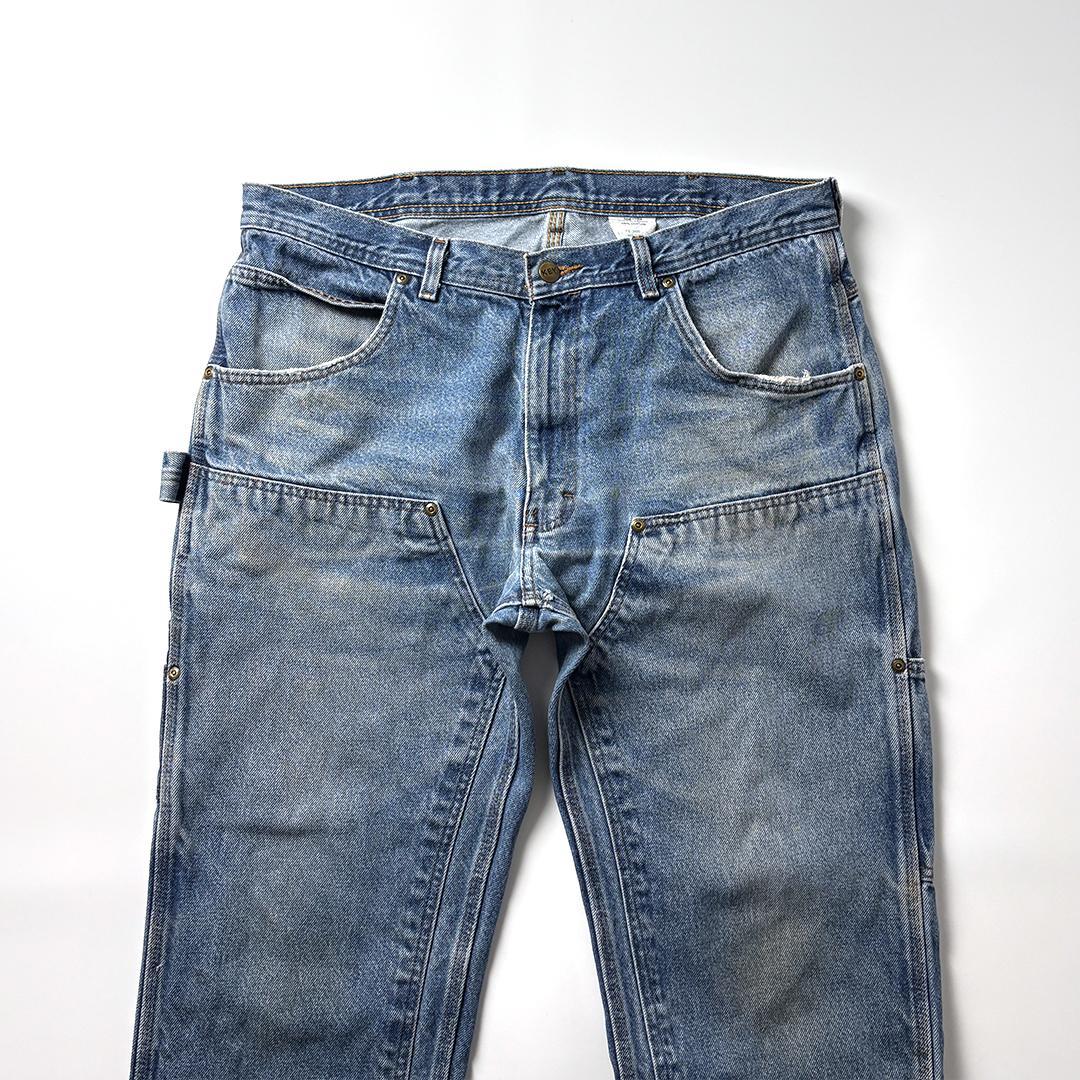 ダブルニー デニム ペインターパンツ W36 L30 KEY キー 鬼フェード