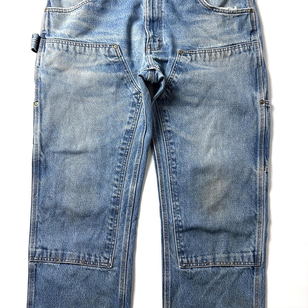 ダブルニー デニム ペインターパンツ W36 L30 KEY キー 鬼フェード