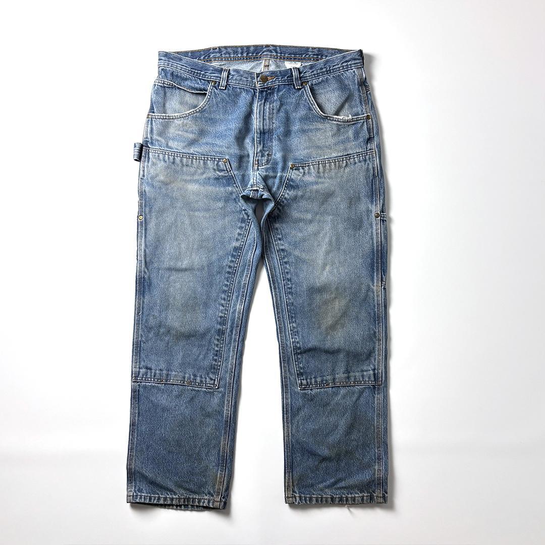 ダブルニー デニム ペインターパンツ W36 L30 KEY キー 鬼フェード