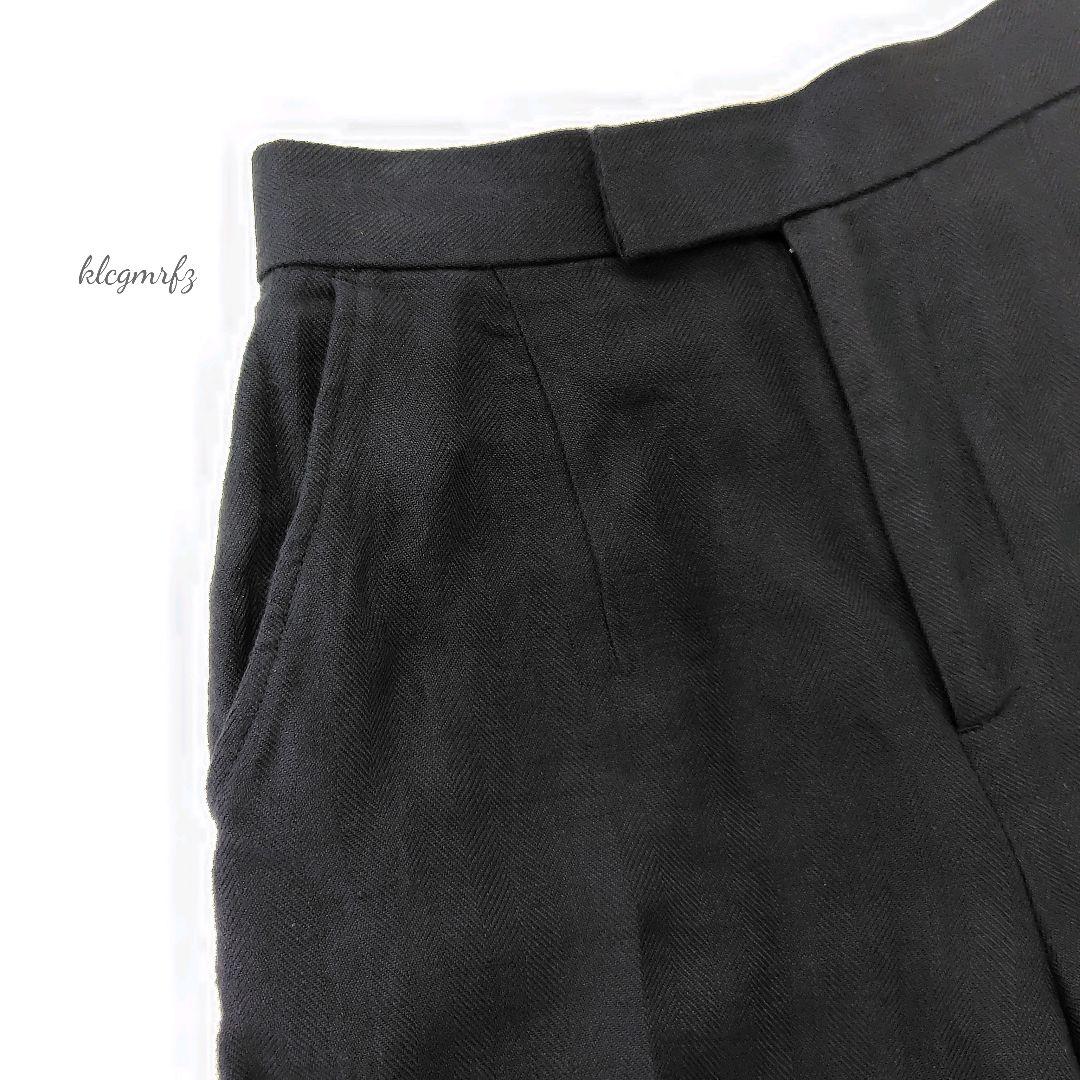 Curensology リネン ヘリンボン ショートパンツ 麻 カレンソロジー