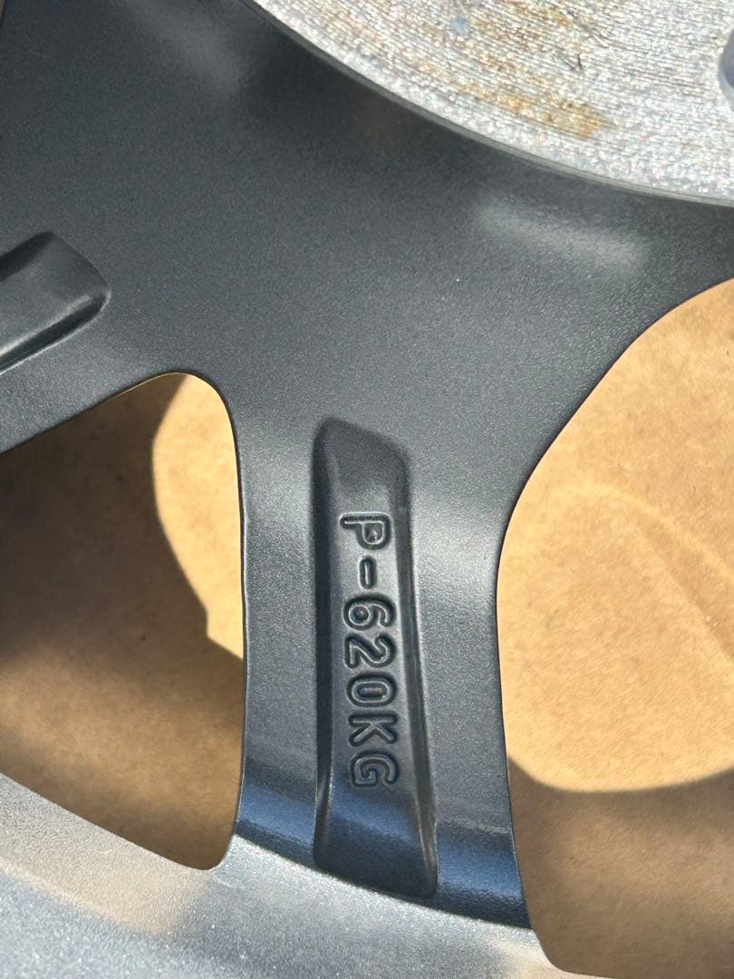 ジムニーシエラ　社外ホイール15インチ　引き取り限定　15×6J ガンメタ