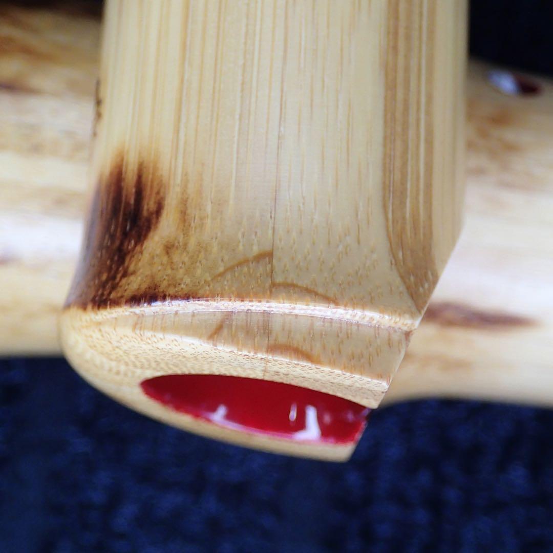 尺八 銘管 蝴蝶 1尺９寸(C♯管)七孔 品番0153