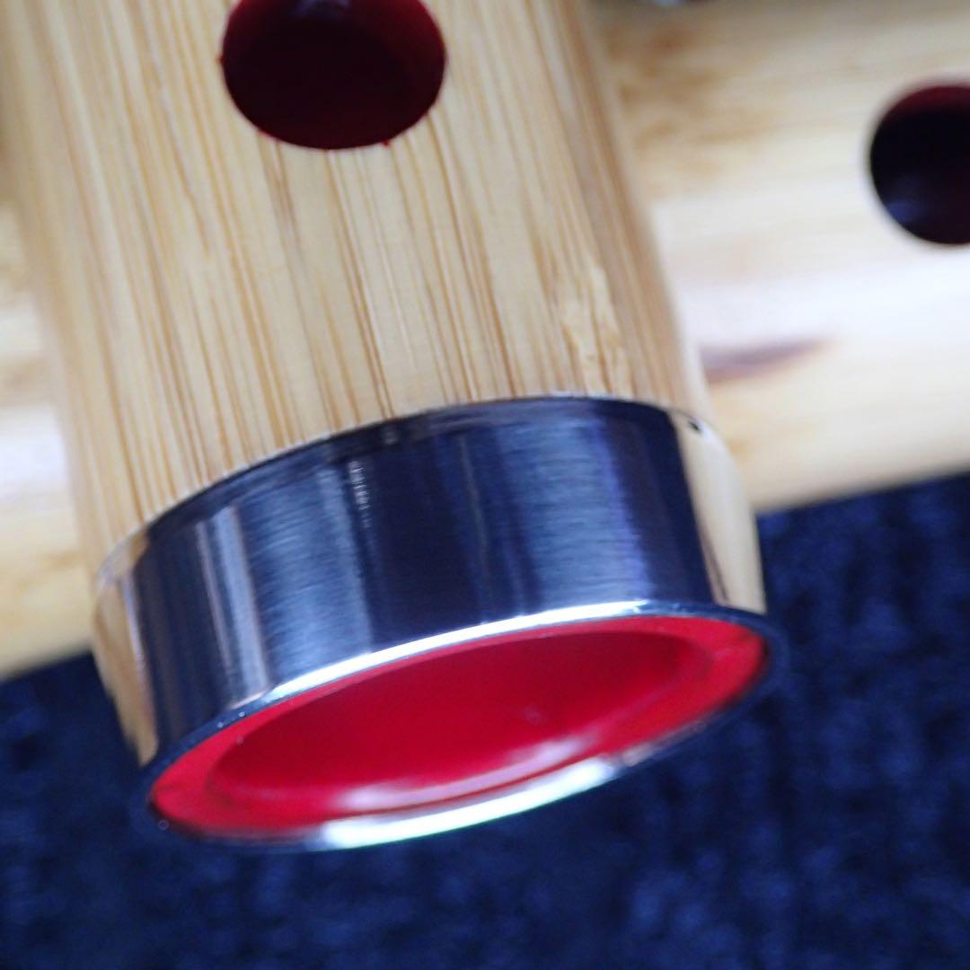 尺八 銘管 蝴蝶 1尺９寸(C♯管)七孔 品番0153