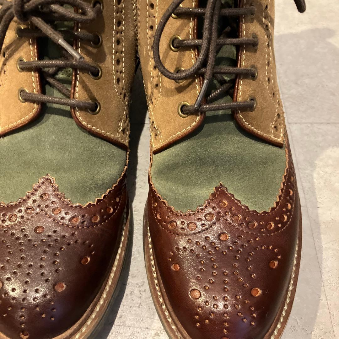 【美品】REGAL リーガル ウイングチップブーツ　NC5F 58JR