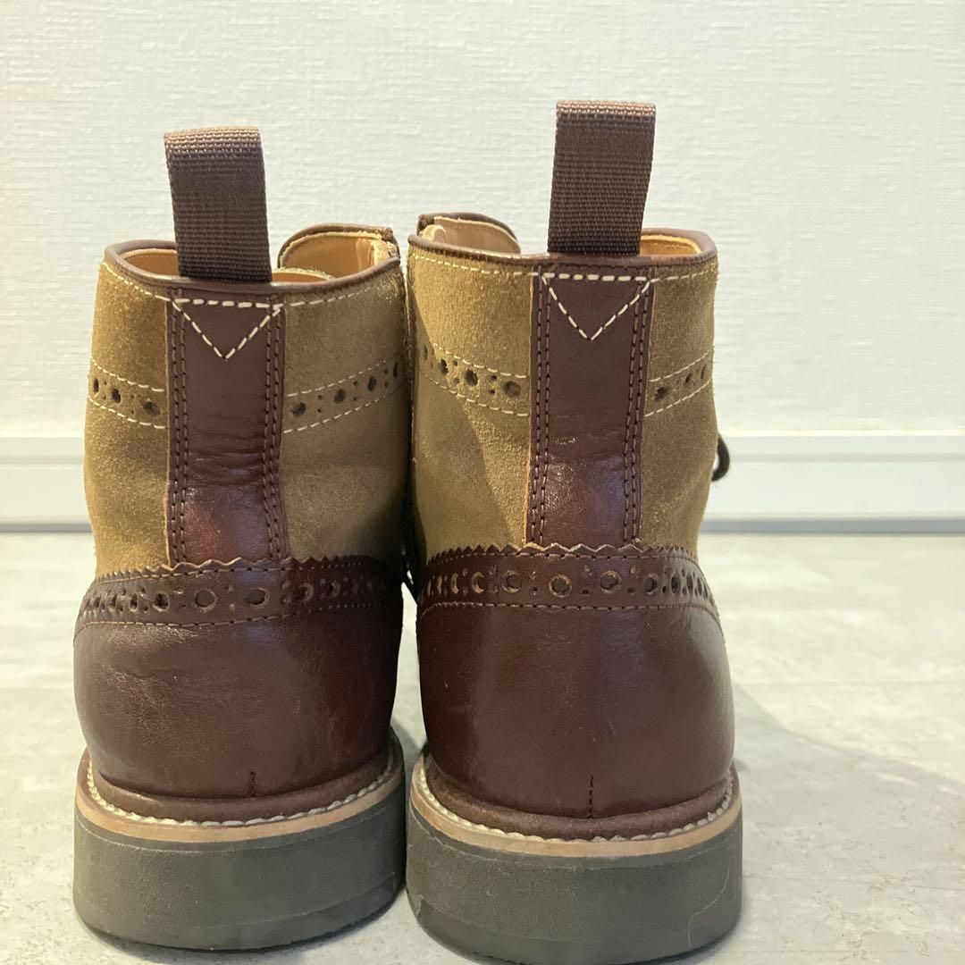 【美品】REGAL リーガル ウイングチップブーツ　NC5F 58JR