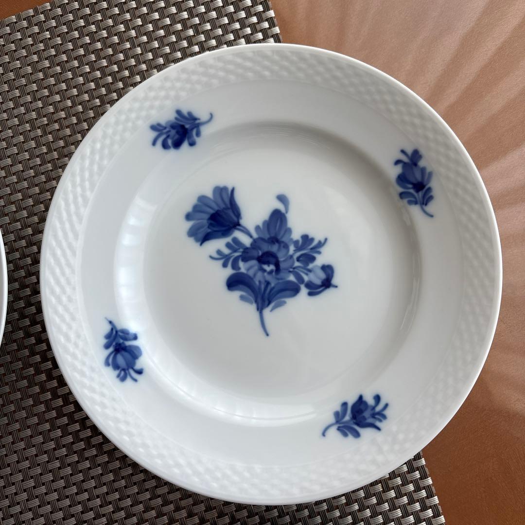 ロイヤルコペンハーゲン ブルーフラワー プレート ケーキ皿　4枚