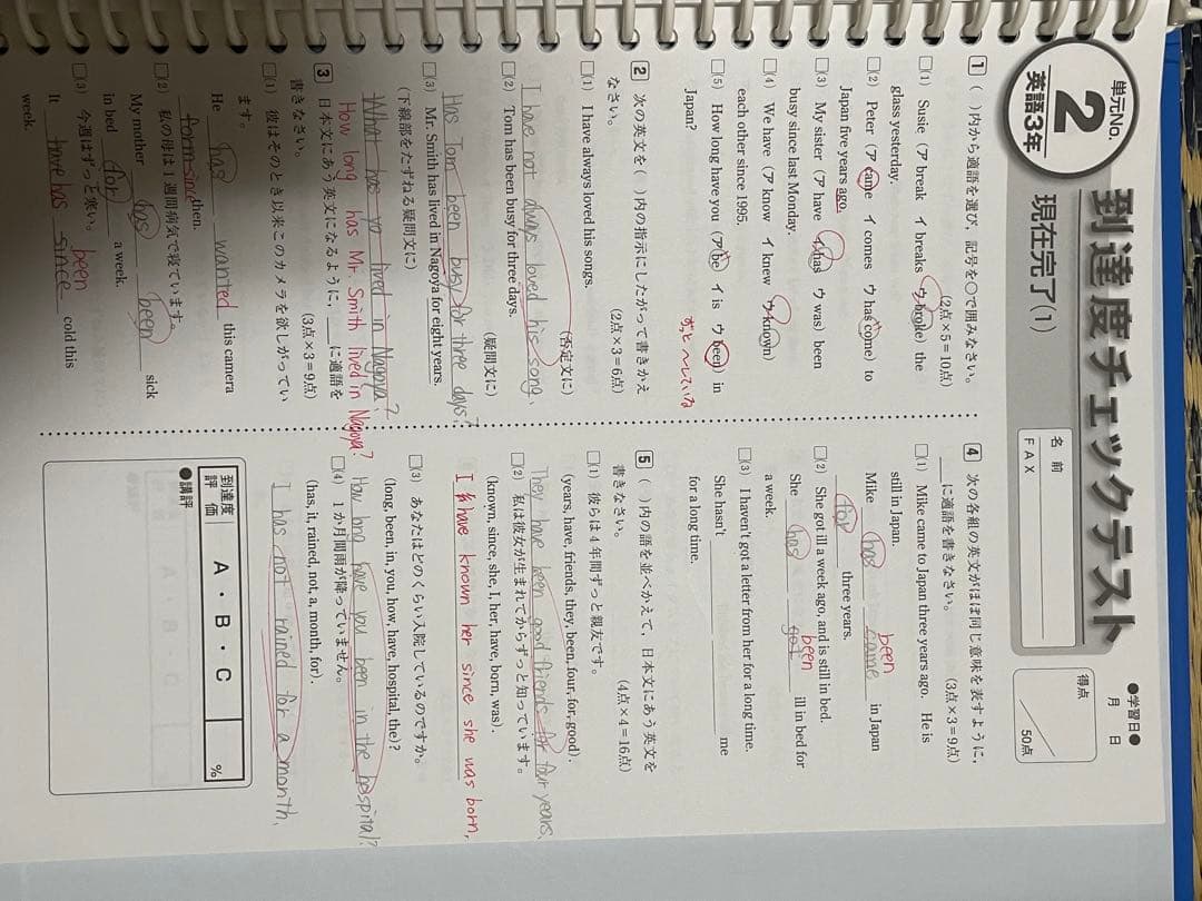 中学校家庭用指導書　2・3年生