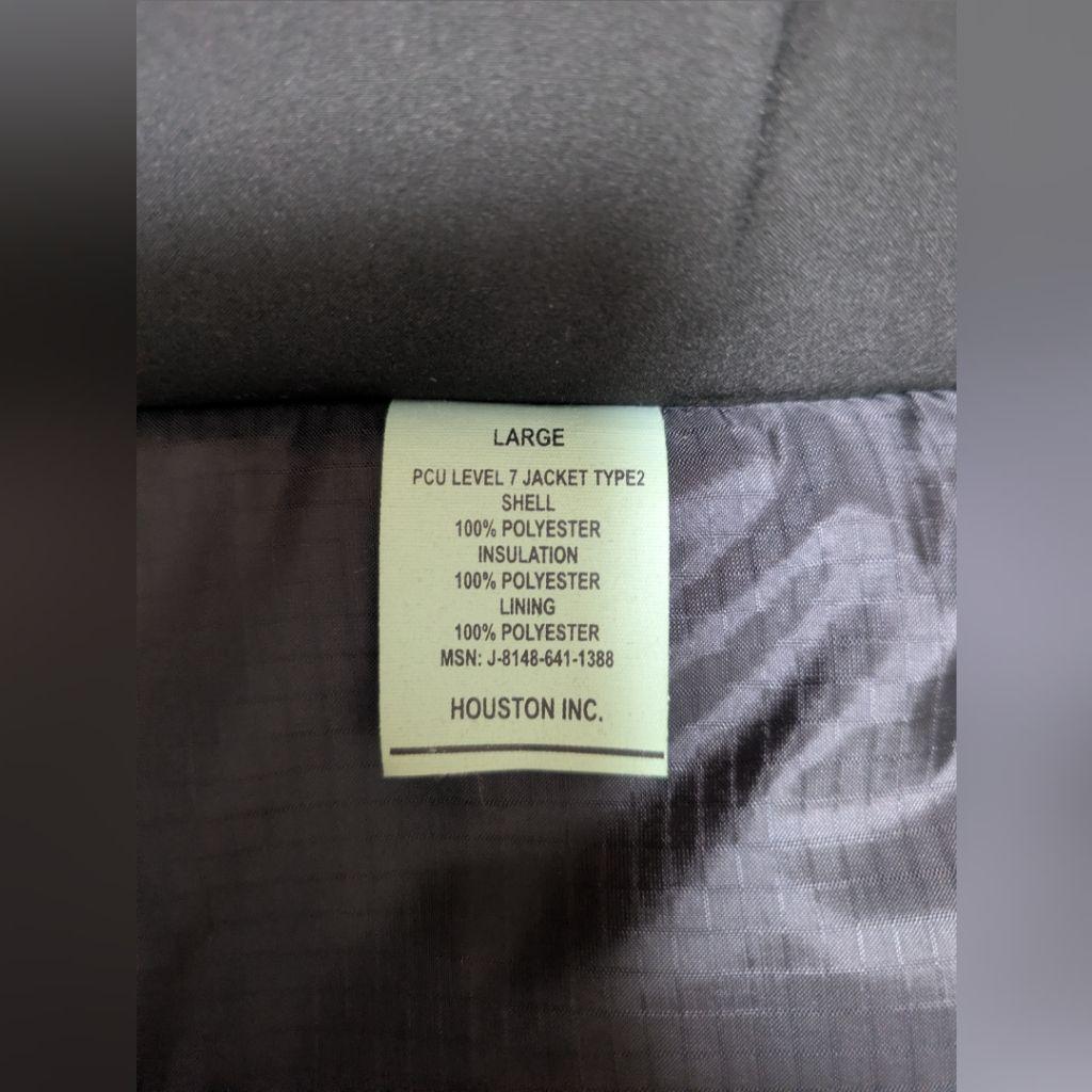 HOUSTON ヒューストン 51183 モンスターパーカー　 黒 L