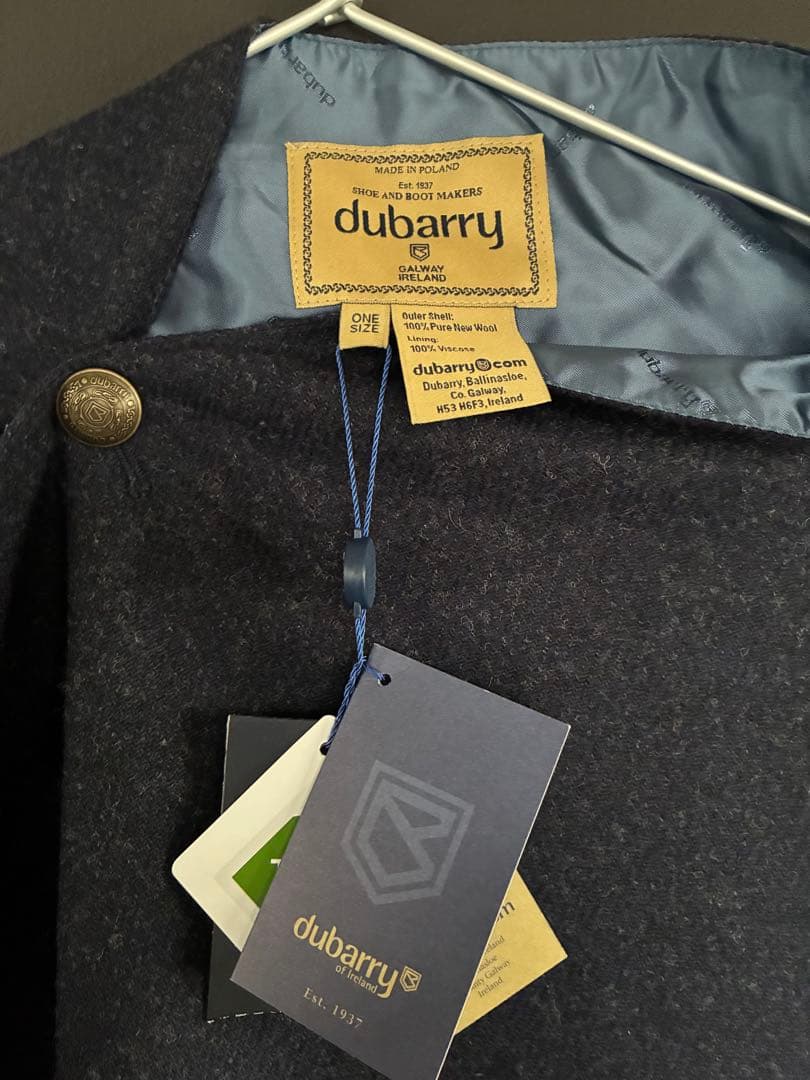 dubarry /ツイードポンチョ /Navy/フリーサイズ男女兼用