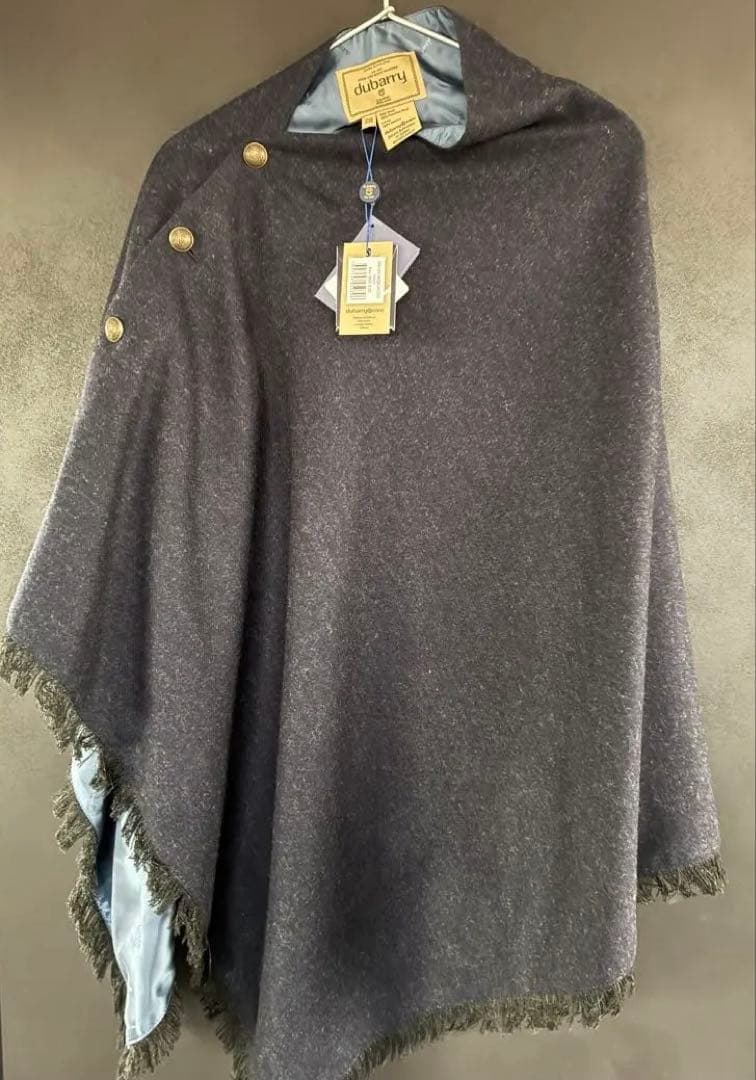 dubarry /ツイードポンチョ /Navy/フリーサイズ男女兼用
