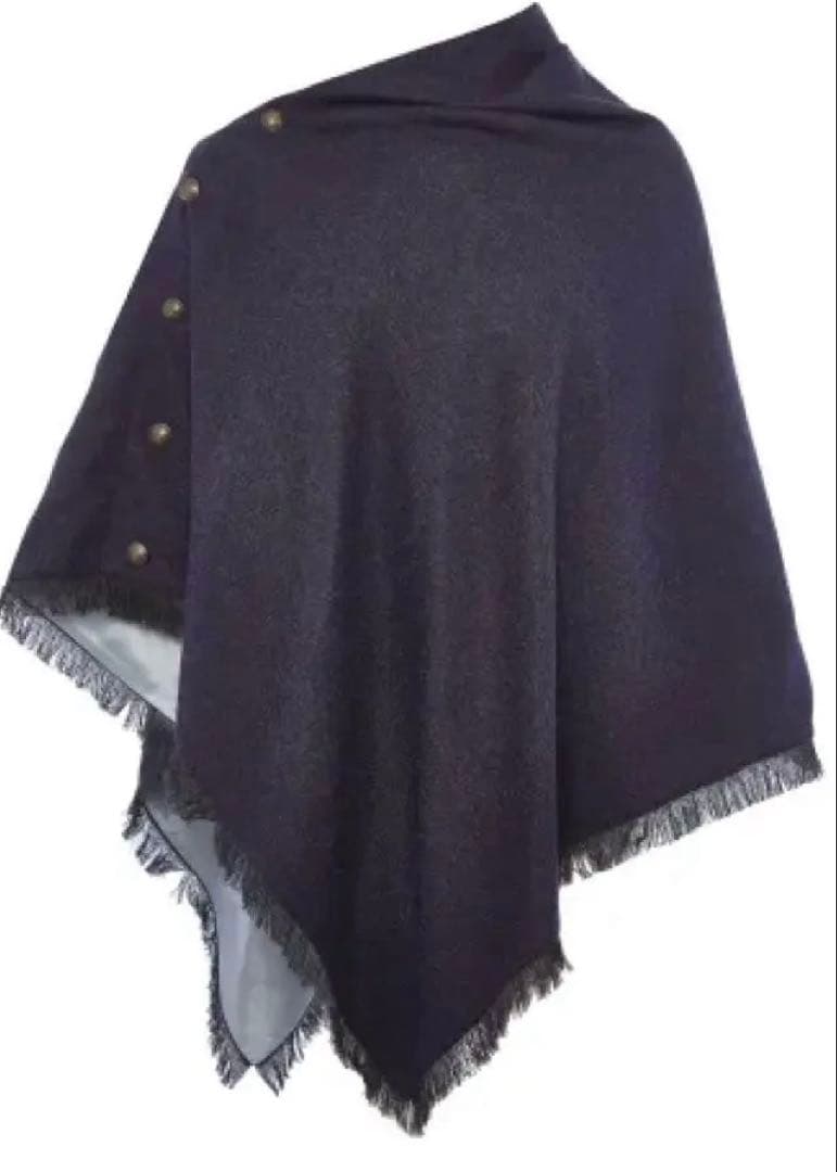 dubarry /ツイードポンチョ /Navy/フリーサイズ男女兼用