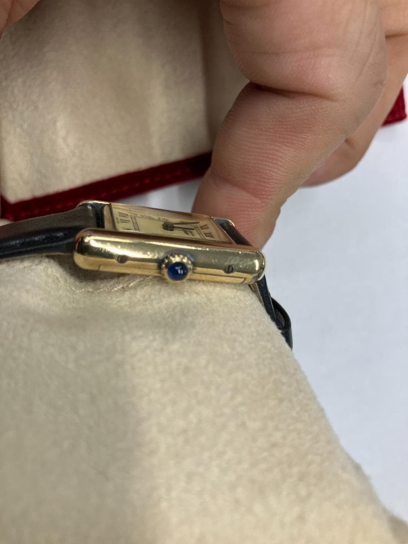 ハ*ル様 Cartier　カルティエ　マストタンク　手巻き　永久保証書付