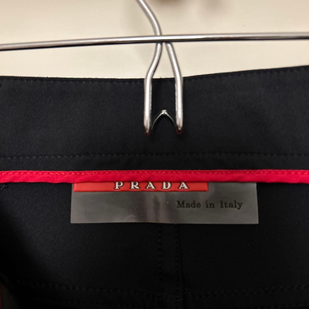 パンツ Archive PRADA SPORT stretch slacks black