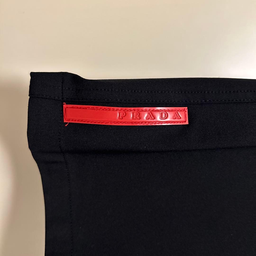 パンツ Archive PRADA SPORT stretch slacks black