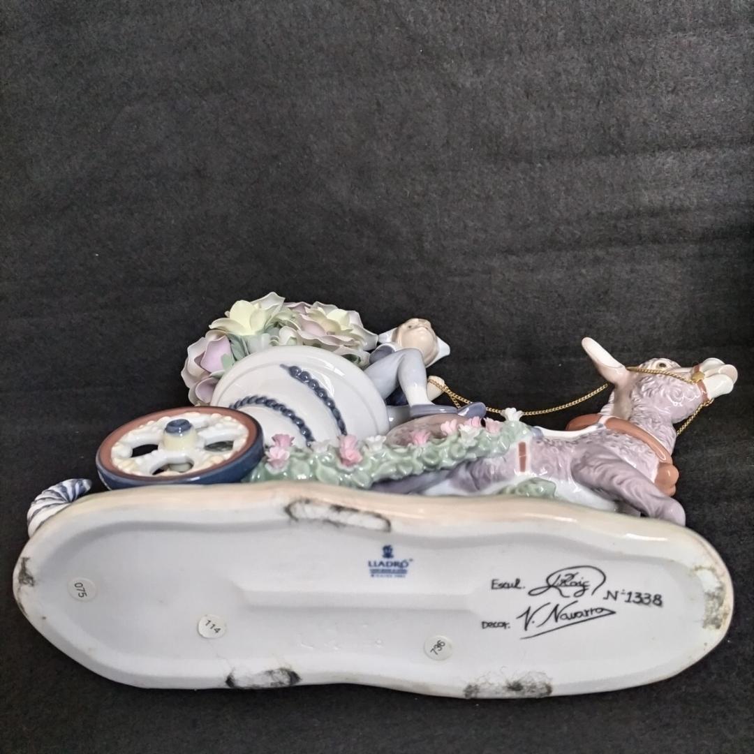 世界限定5000体 LLADRO 磁器人形 『夢の旅立ち』花びらのかけあり