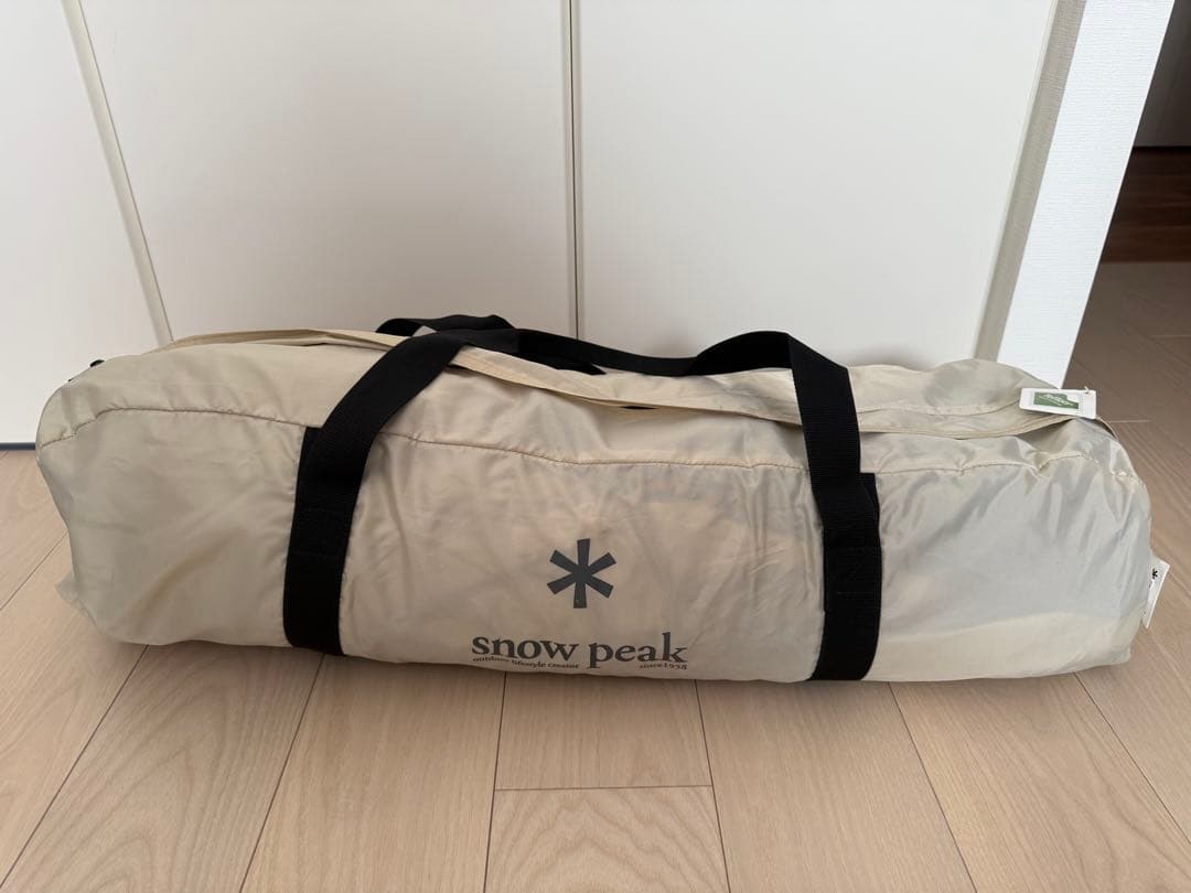 【美品】 peak　HD タープ ヘキサ エヴォ Pro. アイボリー