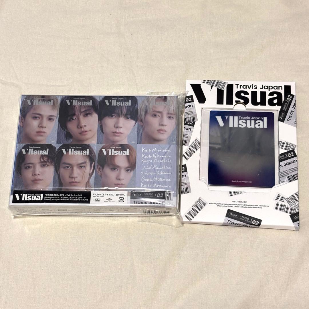 TravisJapan アルバム VIIsual FC限定盤 DVD