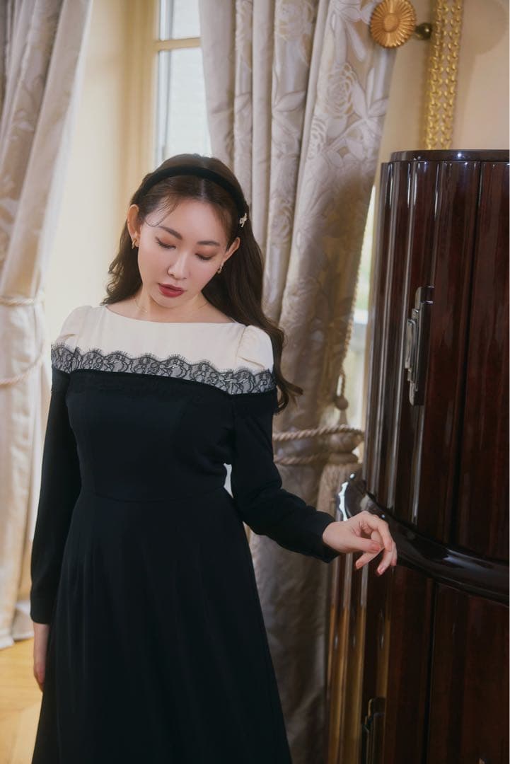 ワンピース Leonie Two-Tone Dress