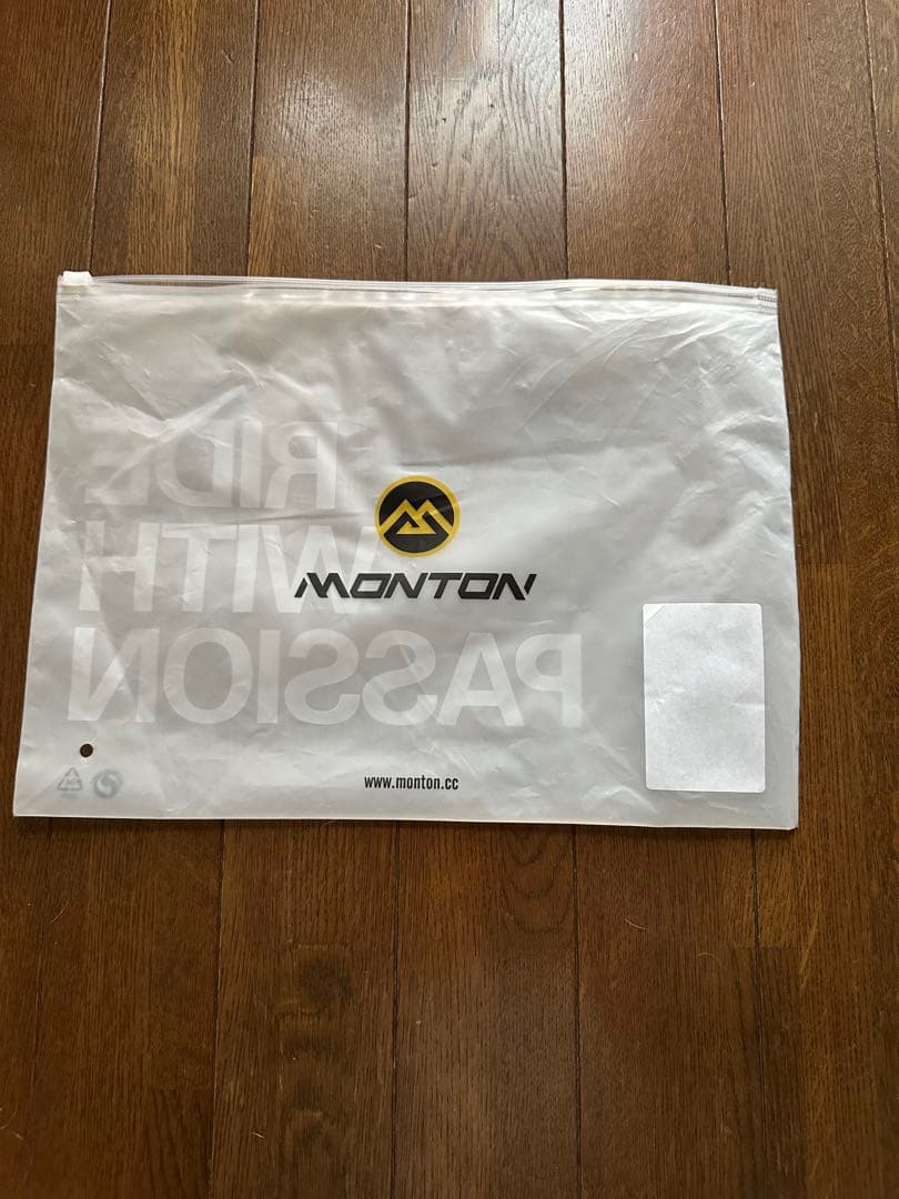 MONTON サイクルジャージ Proモデル　 Lサイズ ブラック/グレー