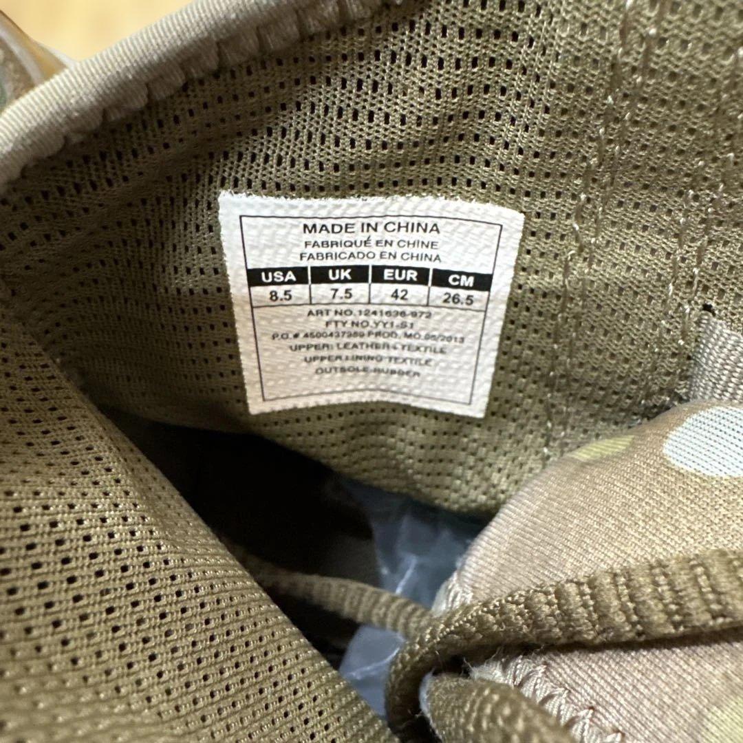 良品★UNDER ARMOR 希少ハイカットタクティカルスニーカー26.5cm