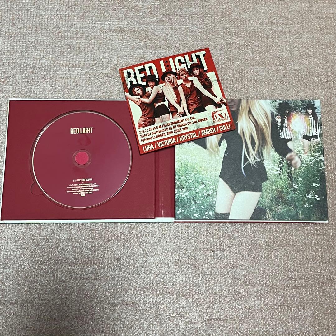 f(x) RED LIGHT 2種セット　トレカステッカー付き