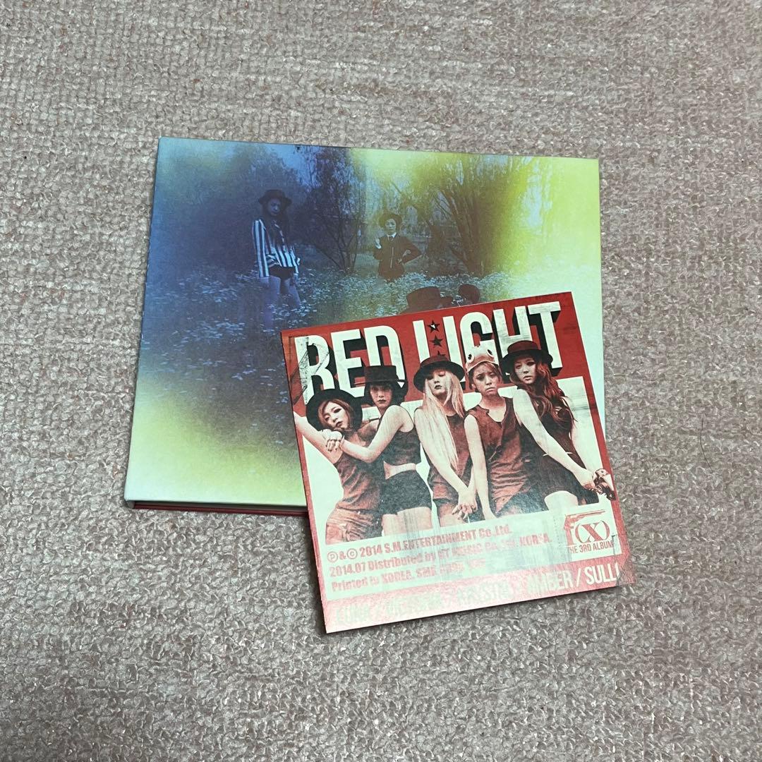 f(x) RED LIGHT 2種セット　トレカステッカー付き