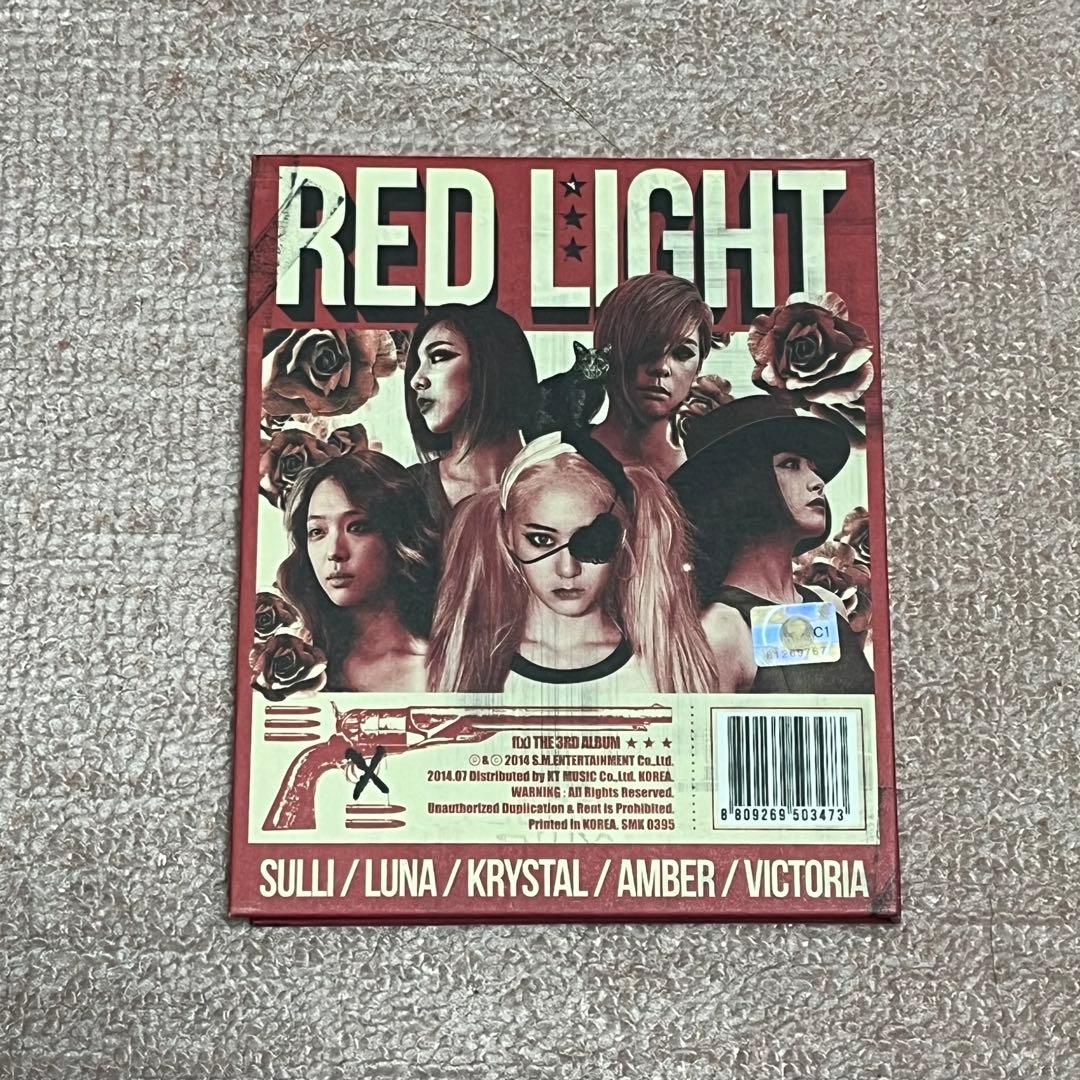 f(x) RED LIGHT 2種セット　トレカステッカー付き