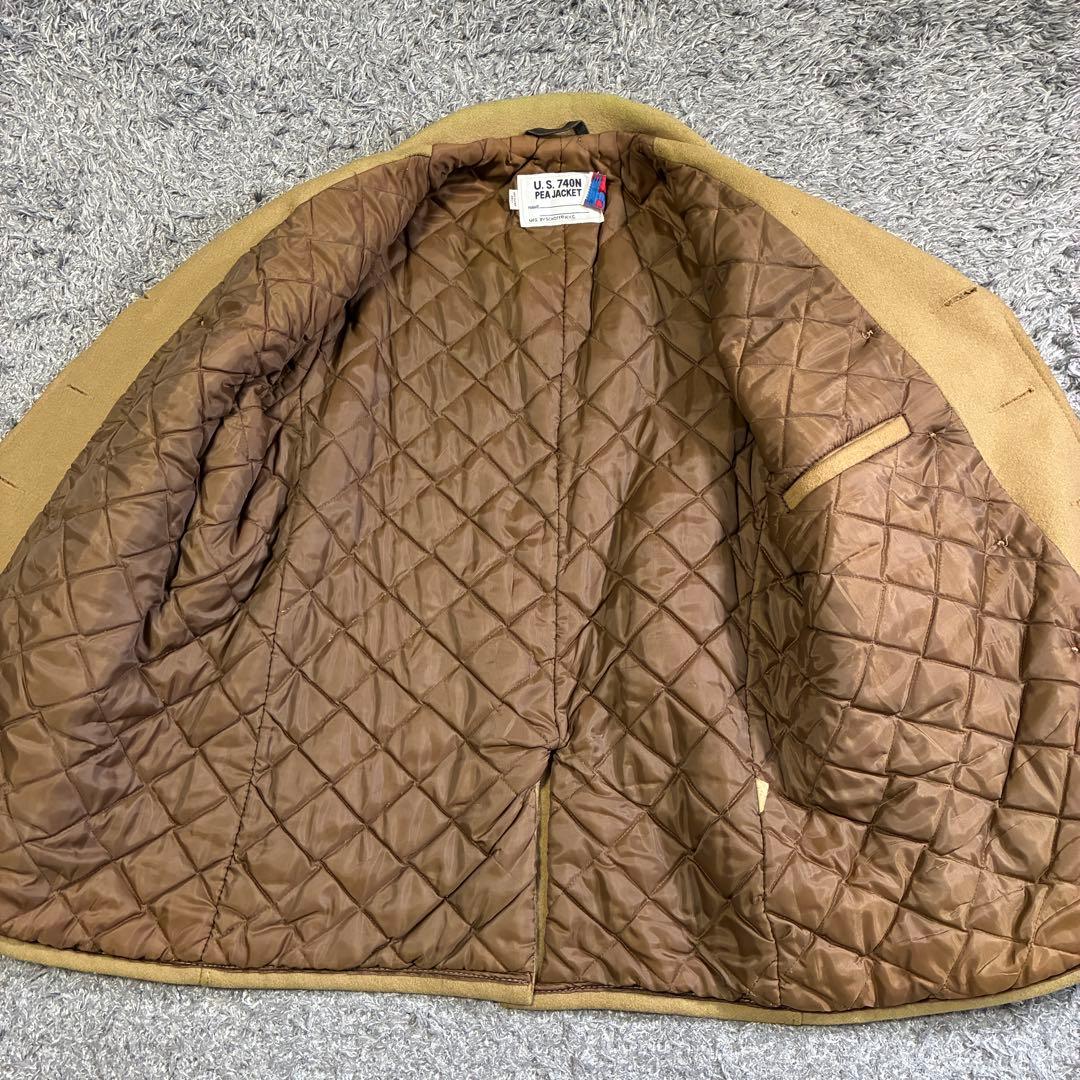 【希少カラー＆サイズ】Schott 740N ピーコート キャメル 44 USA