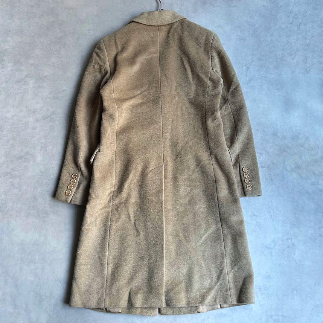 マックスマーラ 銀タグ チェスターコート ロング シングル ベージュ L