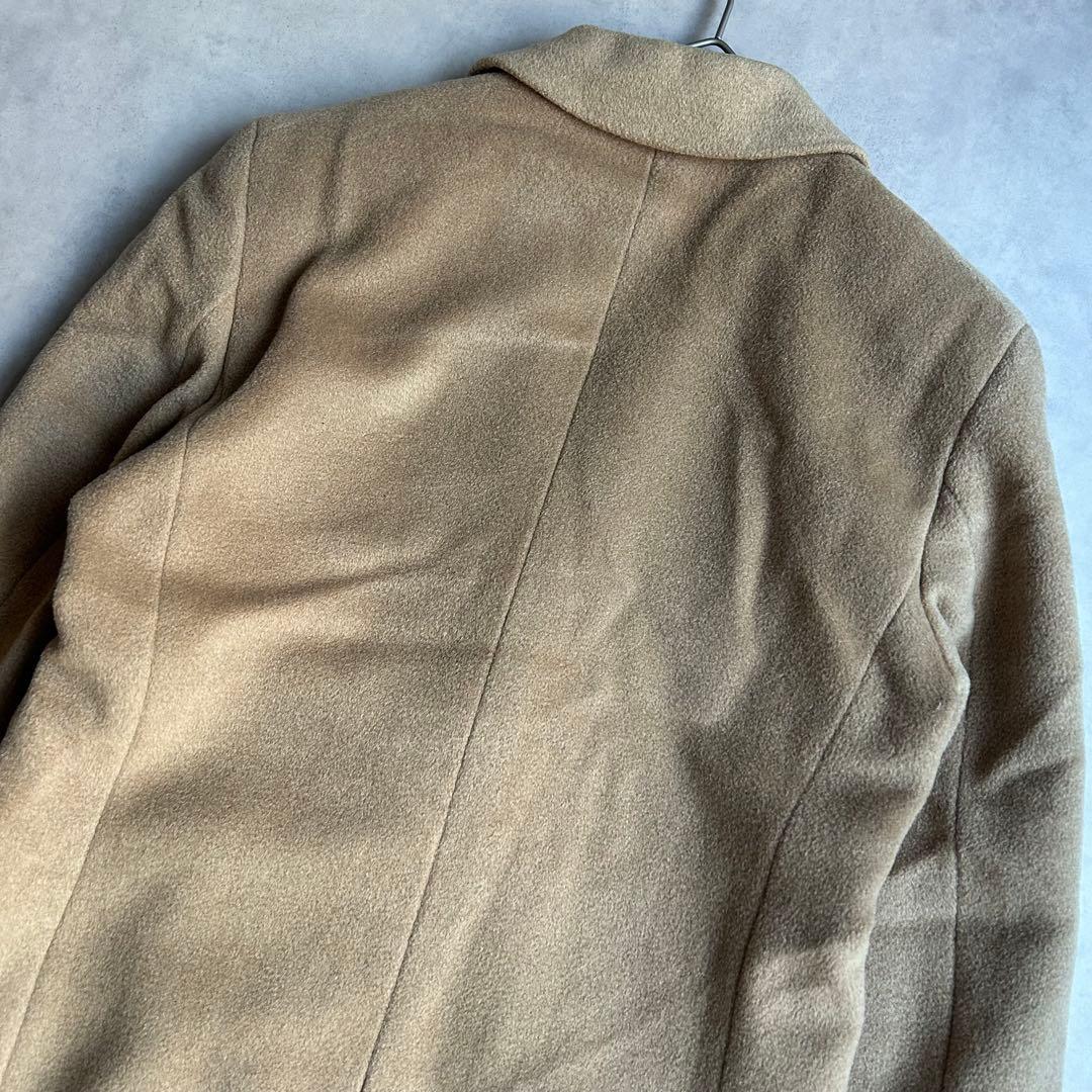 マックスマーラ 銀タグ チェスターコート ロング シングル ベージュ L
