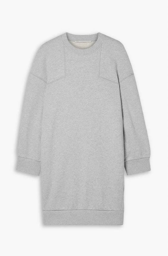 Stella McCartney★ メランジコットンジャージー ミニワンピース