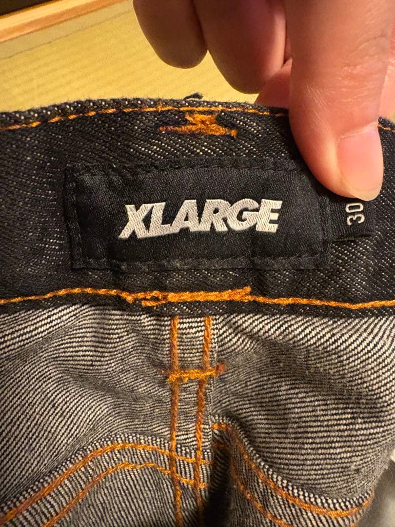 瑠*す様 XLARGE ダークデニム カーゴパンツ