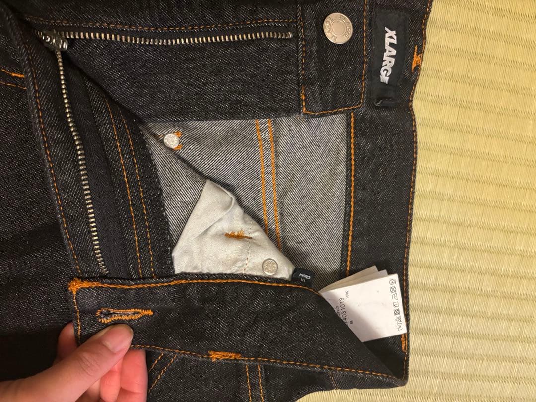 瑠*す様 XLARGE ダークデニム カーゴパンツ