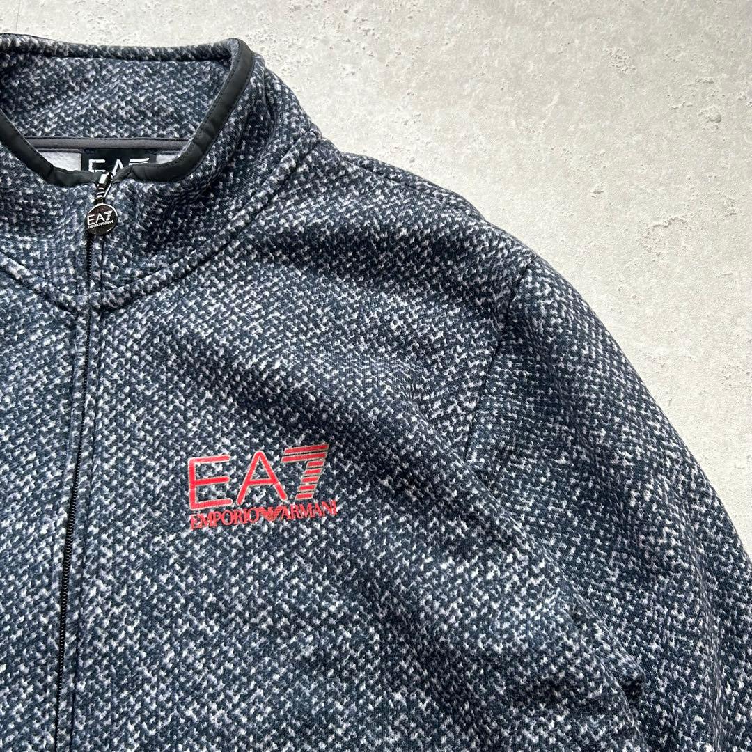 EMPORIO ARMANI EA7〔XXL〕大きい 裏起毛 ジップ ハイネック
