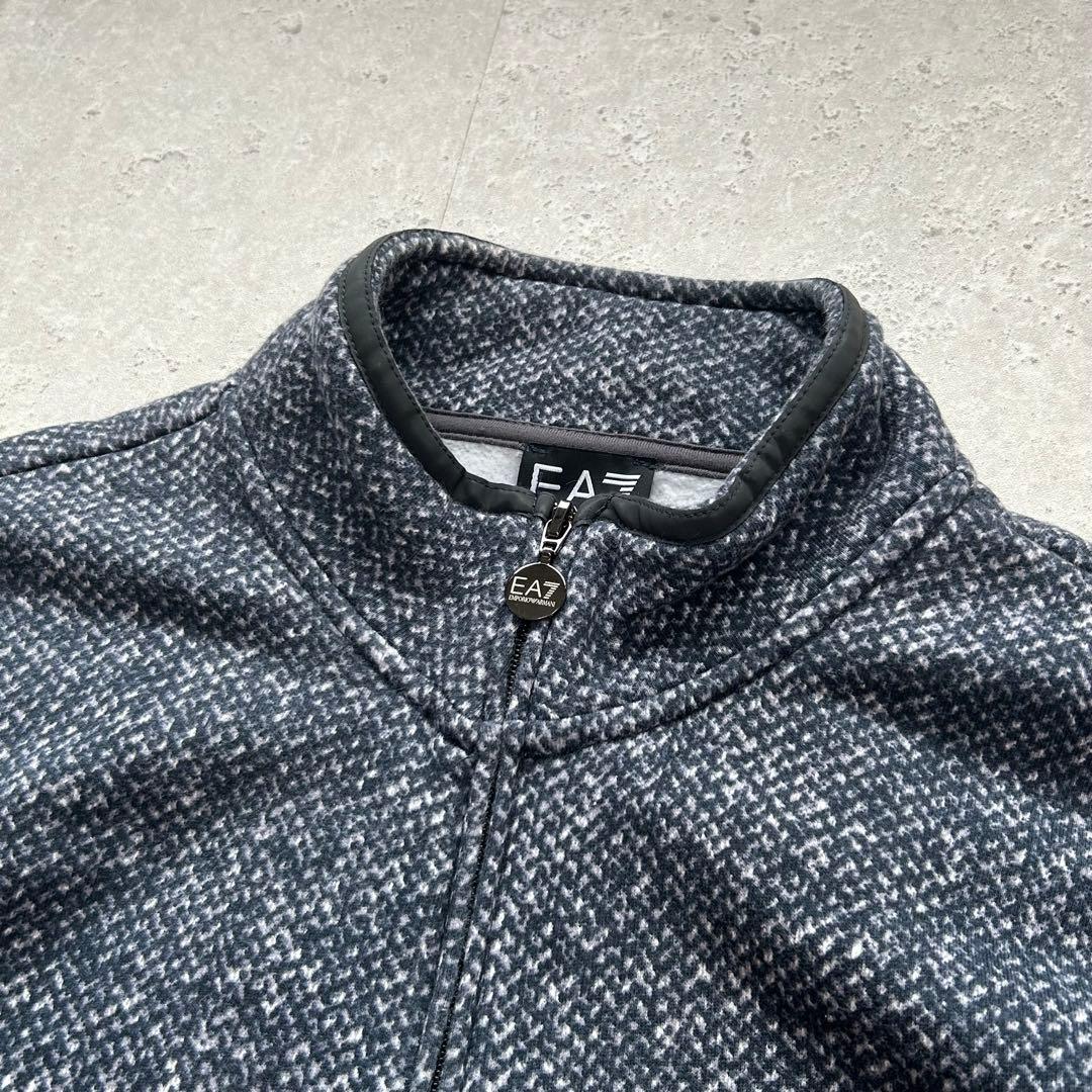 EMPORIO ARMANI EA7〔XXL〕大きい 裏起毛 ジップ ハイネック