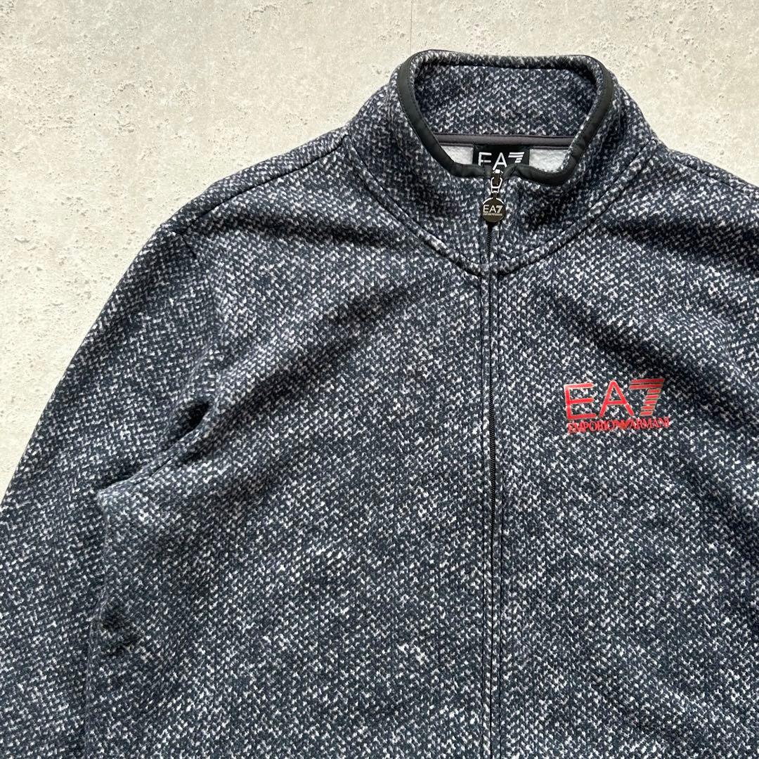EMPORIO ARMANI EA7〔XXL〕大きい 裏起毛 ジップ ハイネック